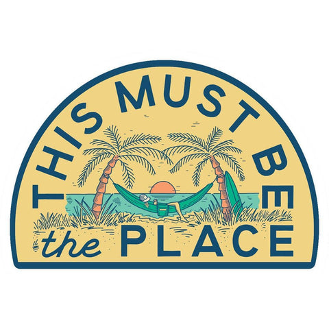 This Must Be The Place Sticker: The Beach