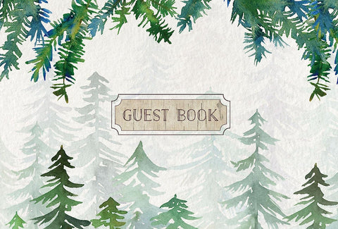 Guest Book Cabin Edition by Rock Point