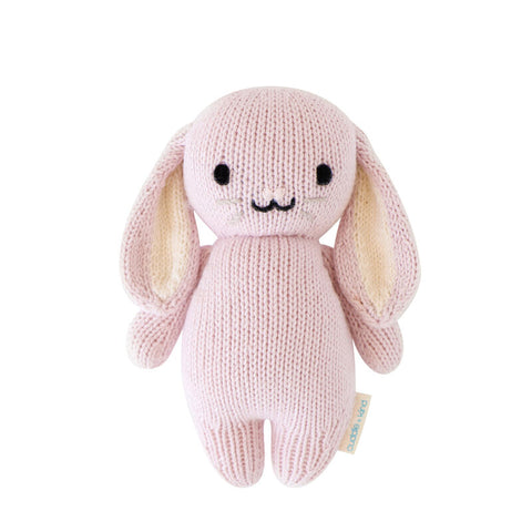 Baby Bunny Cotton Knit Doll -Lilac