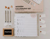 Modern Calligraphy Set for Beginners: A Creative Craft Kit for Adults Featuring Hand Lettering 101 Book, Brush Pens, Calligraphy Pens