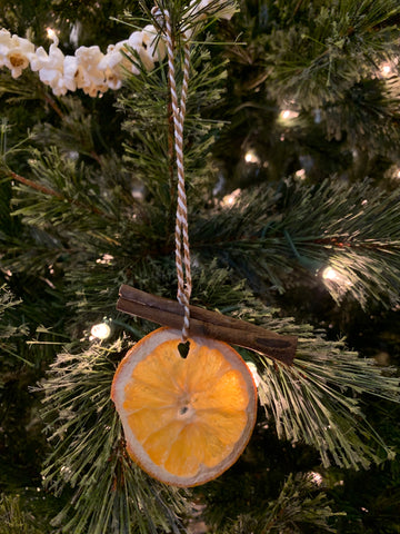 Dried Orange Slice Cinnamon Stick Ornaments / Gift Tags