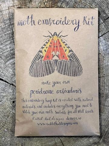 Peridrome Orbicularis Moth DIY Embroidery Kit