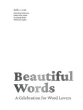 Beautiful Words: A Celebration for Word Lovers