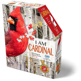 I Am Cardinal 300 Piece Jigsaw Adult Puzzle - Great Gift!
