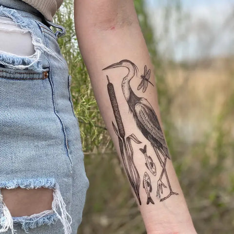 Lake Life Temporary Tattoo Collection