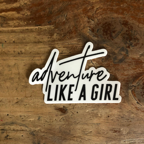 Adventure Like a Girl Sticker