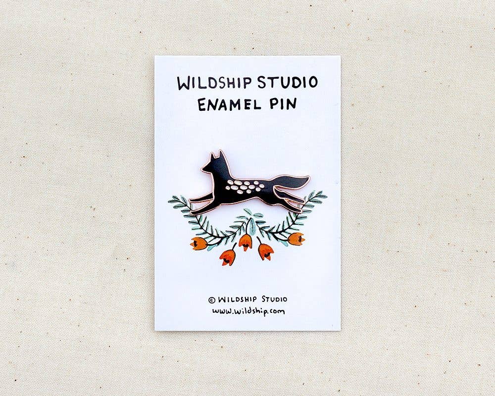Chickadee Enamel Pin — Wildship Studio