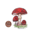 Fly Agaric Mushroom Eco-Sticker