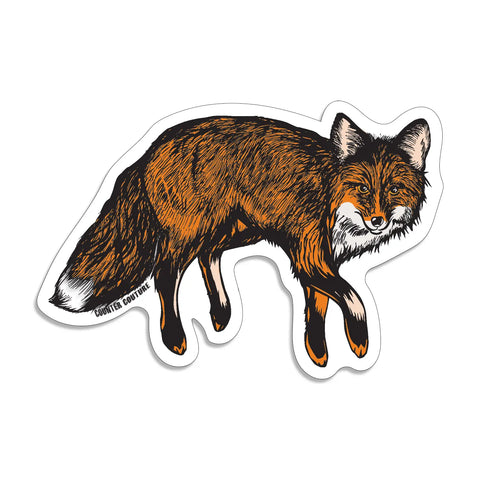 Fox Vinyl Sticker