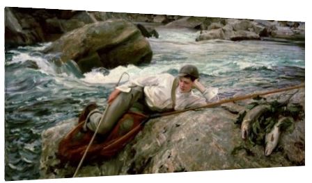 On His Holidays, Norway, 1901, John Singer Sargent Canvas Art Print