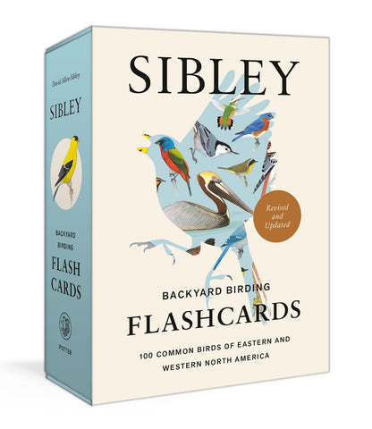 NEW! Sibley Backyard Birding Flashcards, Revised and Updated: 100 Common Birds of Eastern and Western North America