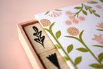 Stamp Garden: (25 Stamps, 2 Ink Colors, Assorted Plant and Flower Parts)