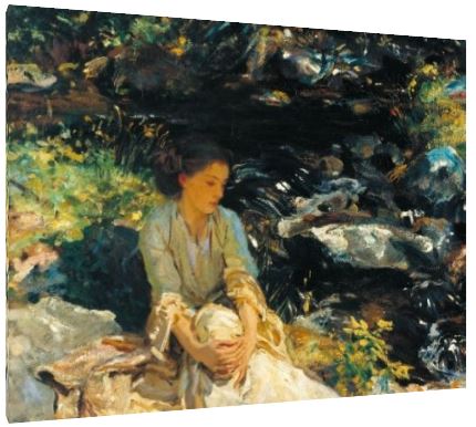 The Black Brook, 1908, John Singer Sargent Canvas Art Print