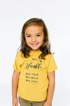 Bee Humble Kids Organic Shirt - Mustard