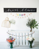 Bloom Homemade Letter Garland