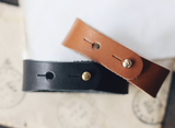 Move Mountains Leather Cuff Bracelet