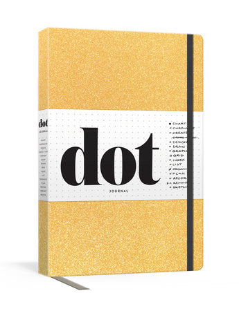 Dot Journal (Gold): A Dotted, Blank Journal for List-Making, Journaling, Goal-Setting