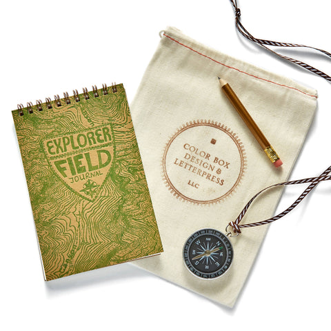 Explorer Field Journal Kit with Compass