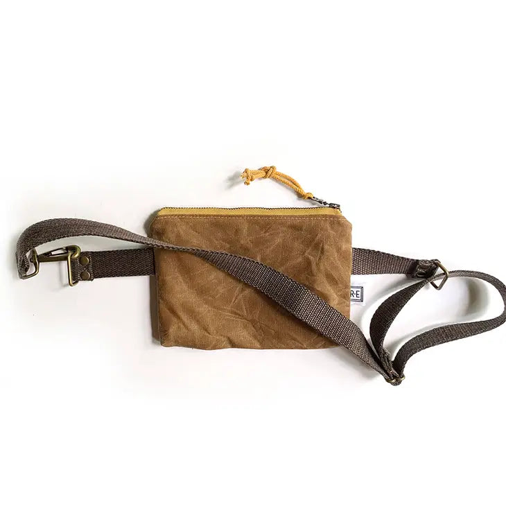 Shop Leather Fanny Pack in Mustard