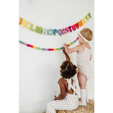 Felt Alphabet Homemade Garland - Whimsy