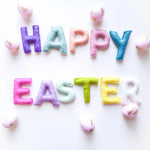 Happy Easter Homemade Felt Garland - Original