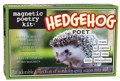 Hedgehog Poet - Magnetic Poetry Kit