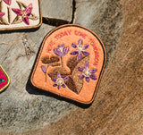 Hepatica Iron-On Patch