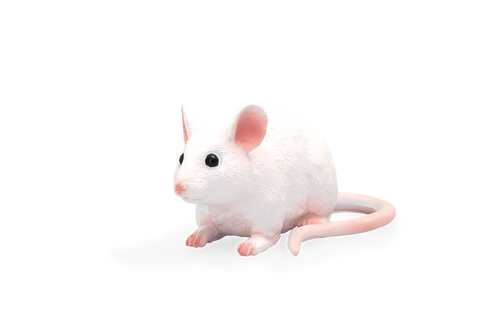White Mouse Figurine