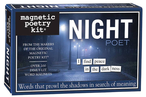 Night Poet - Magnetic Poetry Kit