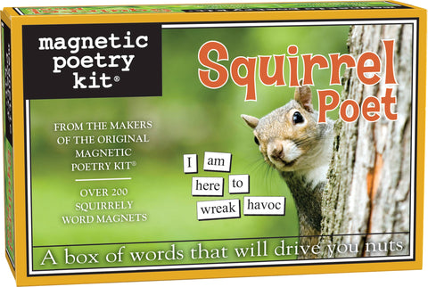Squirrel Poet - Magnetic Poetry Kit