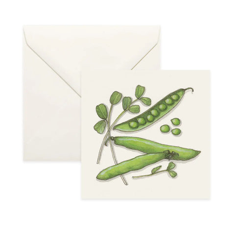 Vegetables: Sweet Peas Card