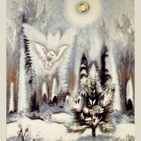 Arctic Owl + Winter Moon