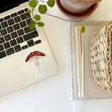 Red Mushroom Sticker by Emily Lex