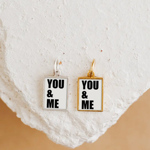 You and Me Charm Pendant