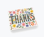 Floral Thanks Card
