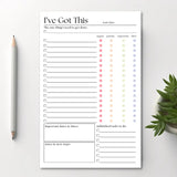 I've Got This! Daily and Weekly To-Do List: 50-Page Notepad