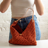 Torrey Tote Kit - Terra Cotta with Wood Handles