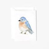 Bluebird Mini Enclosure Notecard by Emily Lex
