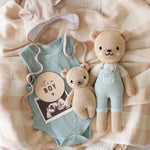 Baby Honey Bear Knit Doll