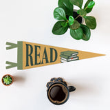 Read Books Felt Pennant