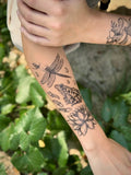 Pond Cycle Temporary Tattoo