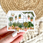 Clear Greenhouse Sticker