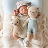 Baby Honey Bear Knit Doll