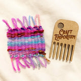 Mini Square Loom Kit, Craft Kit Weaving