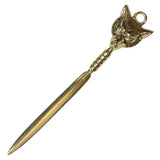 Solid Brass Vintage Style Fox Letter Opener