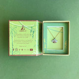 Twilight Veil Moth Necklace