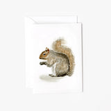 Squirrel Mini Notecard by Emily Lex