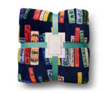 Bookshelf Fleece Blanket