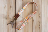 Sunset Floral Neck Lanyard - Floral Printed Design