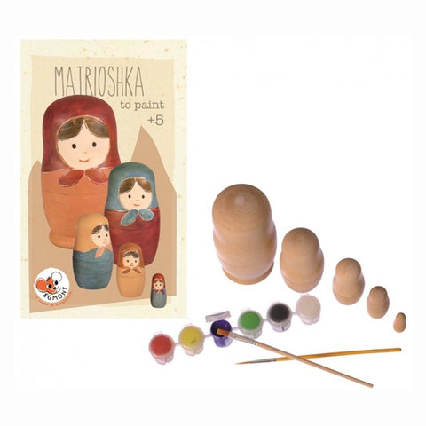 Paint Your Own Wooden Matrioshka